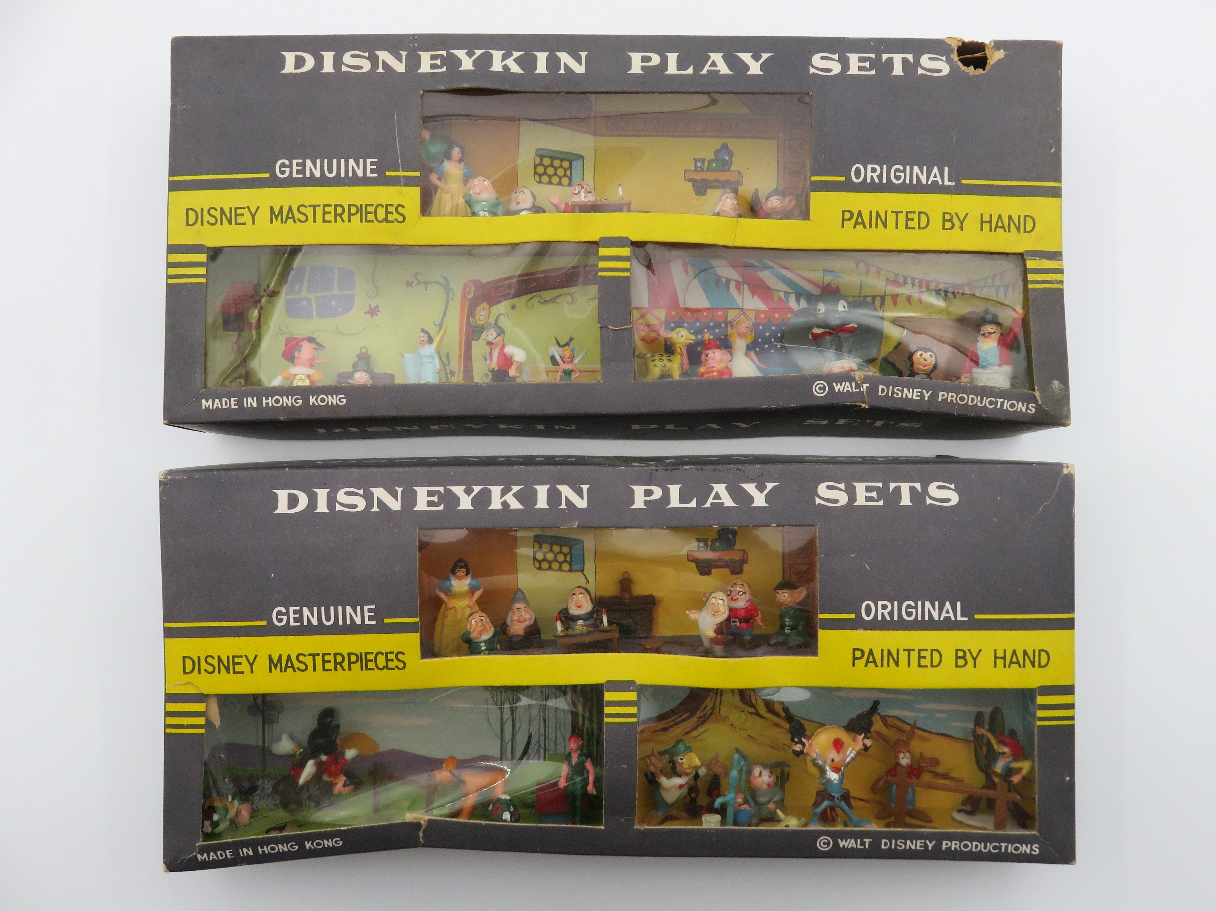VINTAGE Disneykins Play Sets Lot of (2) - Louis Marx & Co./Marx Toys (c. 1960s) Collectibles